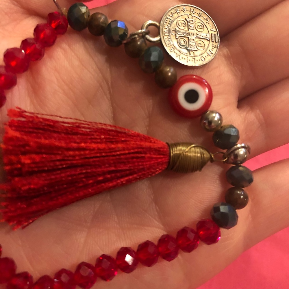 Evil eye handmade bracelet 💞 - Picture 5 of 7